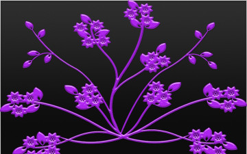 Картинка 3д графика flowers цветы