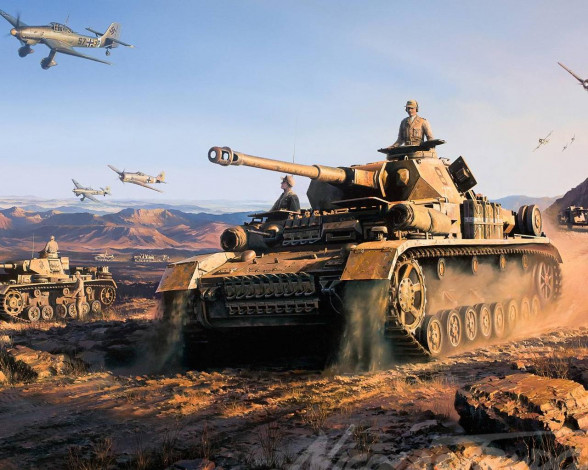 Обои картинки фото pzkpfw, iv, техника, военная