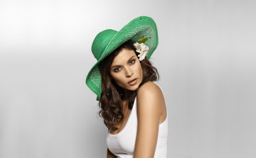 обоя Jenna Pietersen, девушки, шляпа