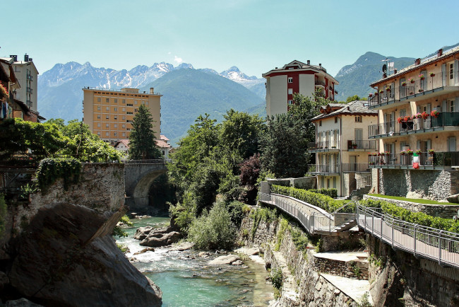 Обои картинки фото города, улицы, площади, набережные, ломбардия, киавенна, италия