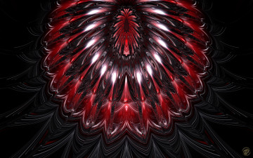 Картинка 3д графика fractal фракталы фон узор цвета