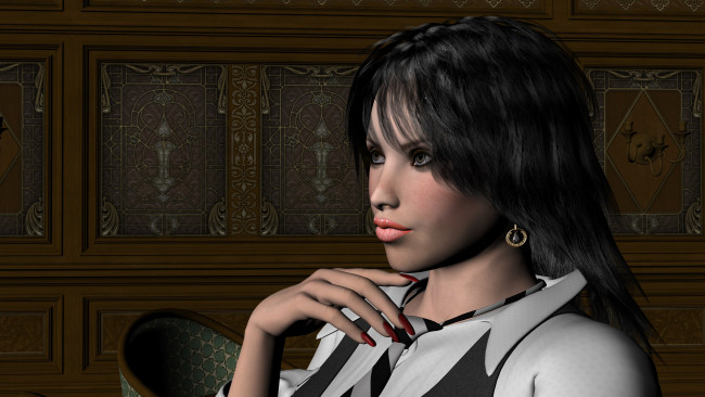 Обои картинки фото 3д, графика, people, люди, девушка