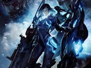 Картинка galaxy+saga видео+игры galaxy saga девушка оружие арт