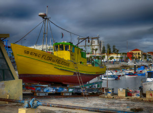 Картинка корабли порты+ +причалы док причал город баркасы лодки