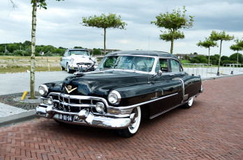 обоя cadillac 60 fleetwood special 1952, автомобили, выставки и уличные фото, выставка, автошоу, ретро, история