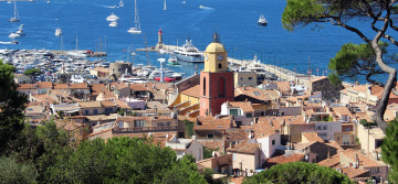 Картинка сен-тропе+ франция города -+панорамы лазурный берег