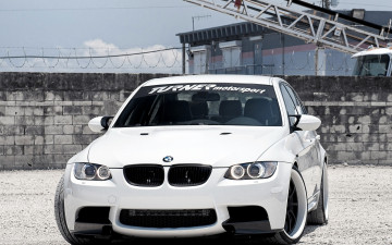 Картинка bmw автомобили белый седан