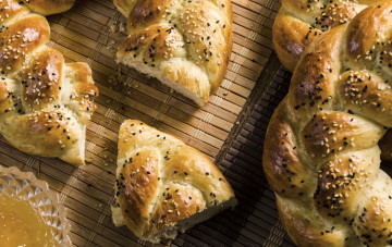 Картинка еда хлеб +выпечка плетенка