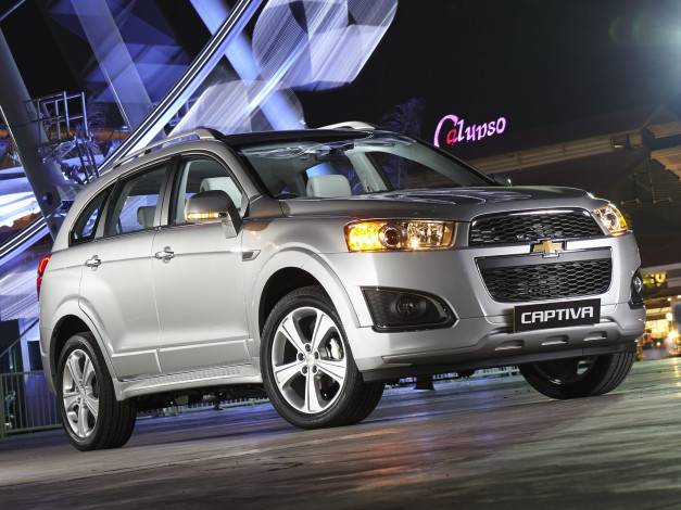 Обои картинки фото автомобили, chevrolet, th-spec, captiva, 2014г