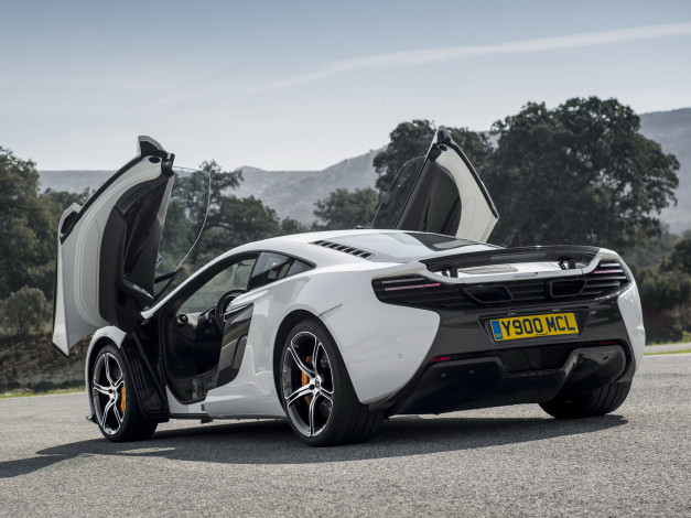 Обои картинки фото автомобили, mclaren, светлый, 2014, 650s, spyder