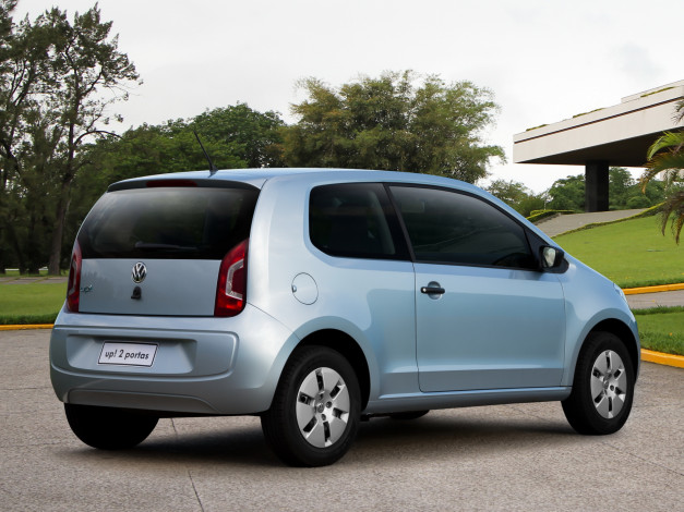 Обои картинки фото автомобили, volkswagen, up, 3-door, br-spec, 2014
