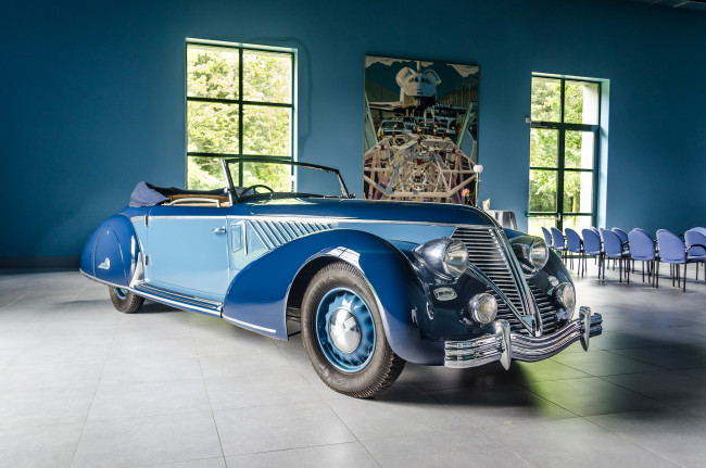Обои картинки фото lancia astura pinin farina `tipo bocca` 1937, автомобили, выставки и уличные фото, выставка, автошоу, ретро, история