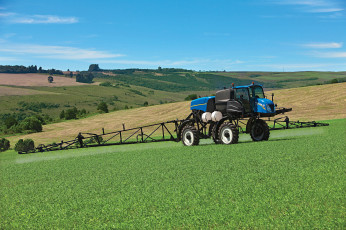 Картинка техника тракторы spryer newholland