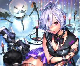 Картинка аниме furyou+michi+gang+road девушка