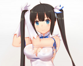 Картинка аниме danmachi девушка