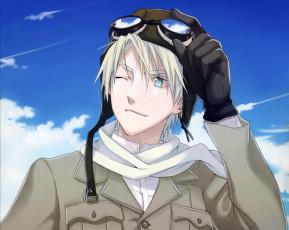 Картинка аниме hetalia +axis+powers парень