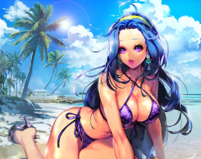 Картинка аниме furyou+michi+gang+road девушка