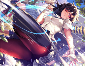 Картинка аниме furyou+michi+gang+road девушка