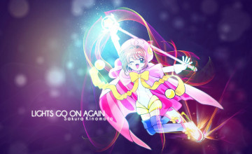 Картинка аниме card+captor+sakura взгляд фон девушка