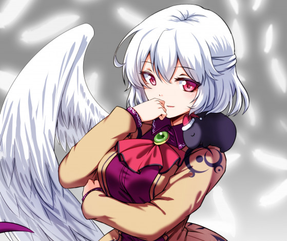 Обои картинки фото аниме, touhou, kishin, sagume, koissa
