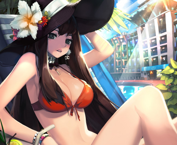 Обои картинки фото аниме, furyou michi gang road, девушка