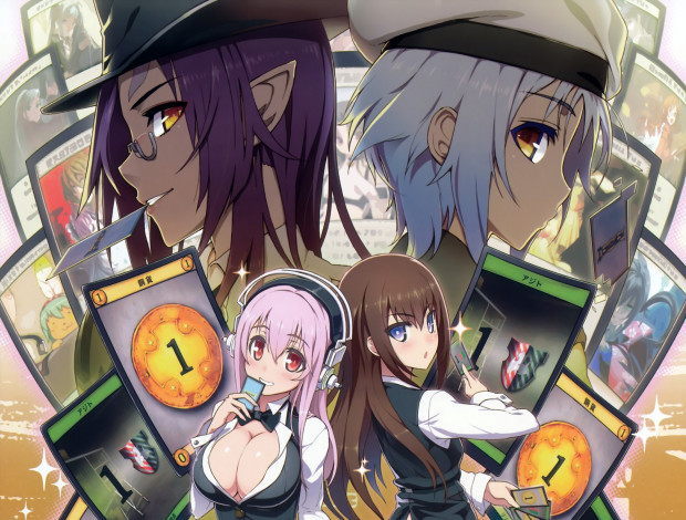 Обои картинки фото аниме, unknown,  другое, девушки, super, sonico