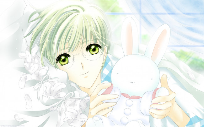 Обои картинки фото аниме, card captor sakura, фон, девушка, взгляд