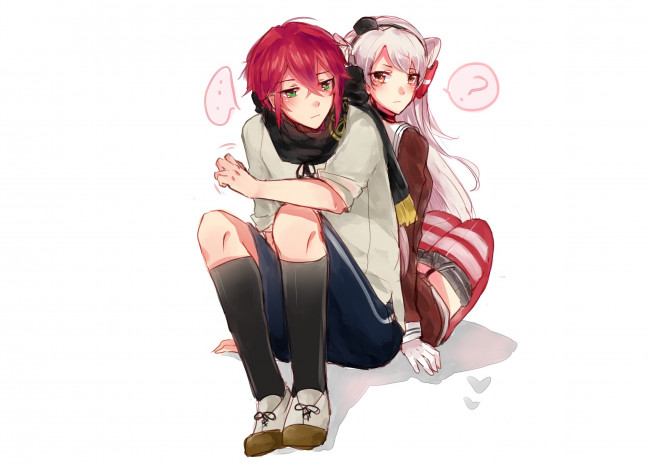 Обои картинки фото аниме, unknown,  другое, парочка