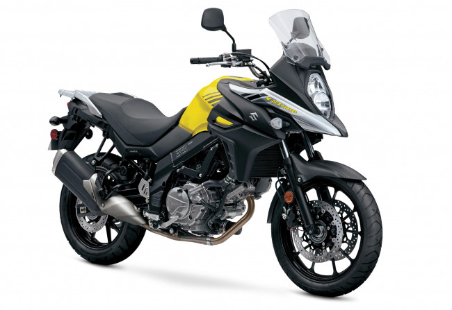 Обои картинки фото мотоциклы, suzuki, мотоцикл, v-strom, 650