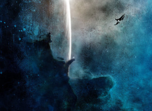 Картинка разное компьютерный+дизайн космос киты пространство