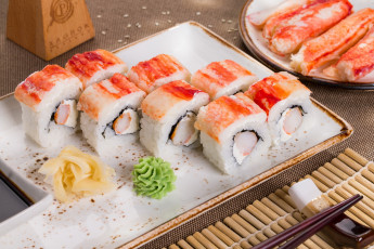 Картинка еда рыба +морепродукты +суши +роллы снедь