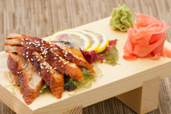 Картинка еда рыба +морепродукты +суши +роллы снедь