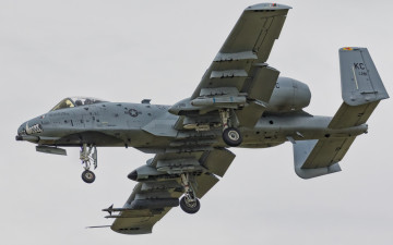 Картинка a-10c+thunderbolt+ii авиация боевые+самолёты ввс