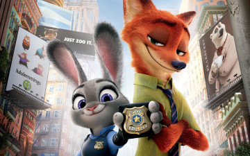 обоя мультфильмы, zootopia