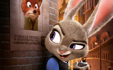 обоя мультфильмы, zootopia