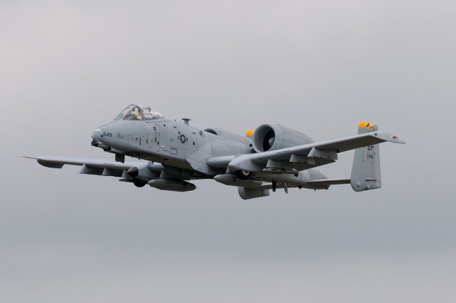 Обои картинки фото a-10c thunderbolt ii, авиация, боевые самолёты, ввс