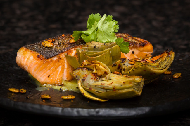 Обои картинки фото еда, рыбные блюда,  с морепродуктами, снедь