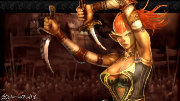 Картинка видео+игры 4+story девушка оружие существо