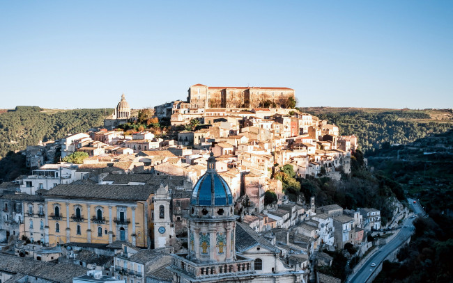 Обои картинки фото ragusa, sicily, italy, города, - панорамы