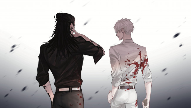 Обои картинки фото аниме, jujutsu kaisen, магическая, битва