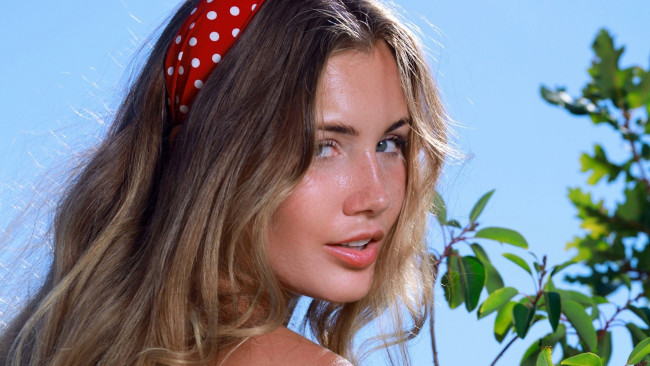 Обои картинки фото девушки, mary rock, профиль