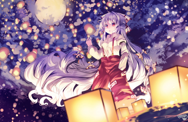 Обои картинки фото аниме, touhou, тоухоу