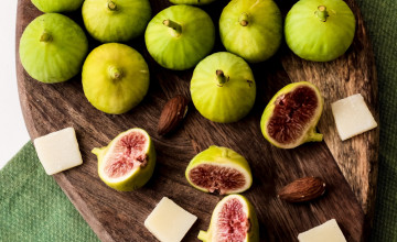 Картинка еда инжир фрукты половинки