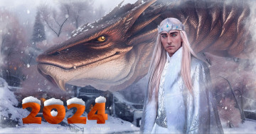 Картинка рисованное кино +мультфильмы хоббит эльф дракон