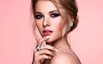 Картинка девушки -+лица +портреты блондинка лицо украшения