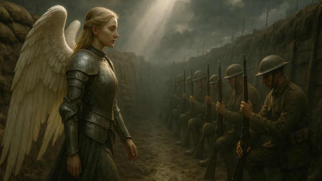 Обои картинки фото фэнтези, ангелы, нейросети, графика, нейроарт, ai, art, нейронные, сети, рисунки, нейро, искусство, нейрографика, graphics, neuroart, neural, networks, drawings, neuro, neurography