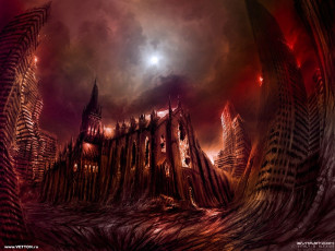 Картинка фэнтези замки