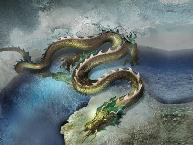 Обои картинки фото фэнтези, драконы