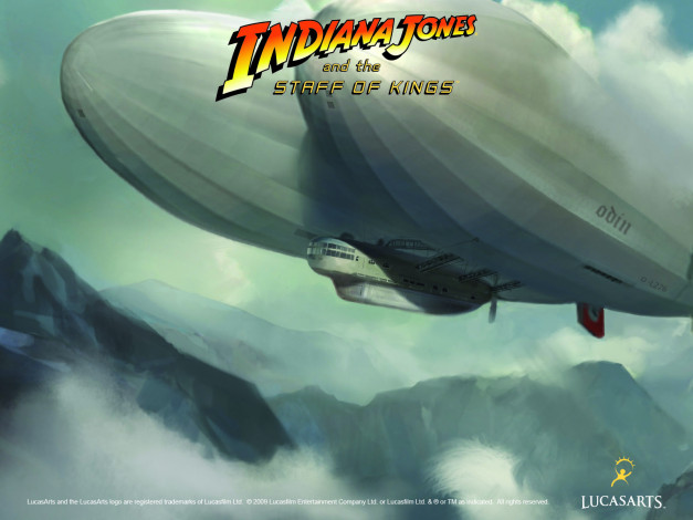 Обои картинки фото видео, игры, indiana, jones, and, the, staff, of, kings