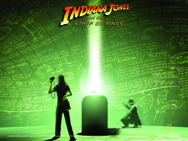 Обои картинки фото видео, игры, indiana, jones, and, the, staff, of, kings